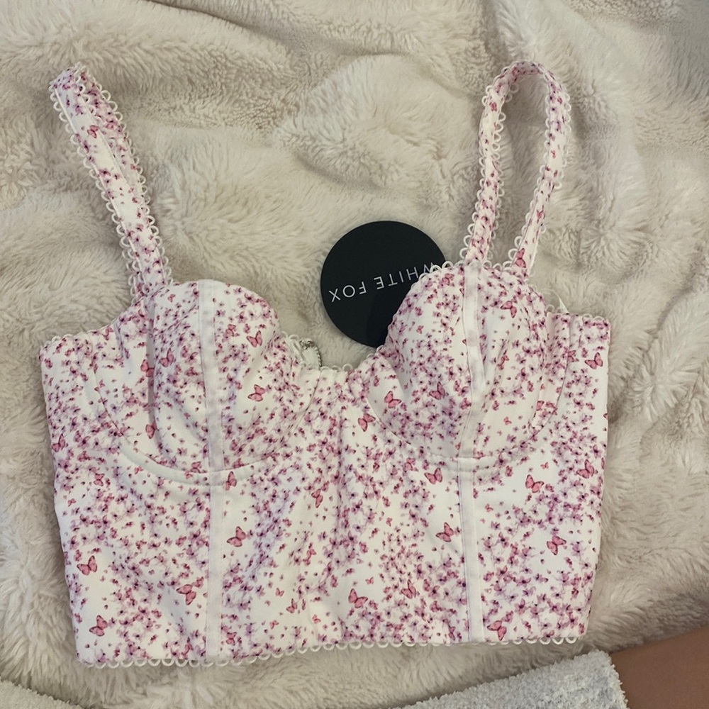 pink corset top